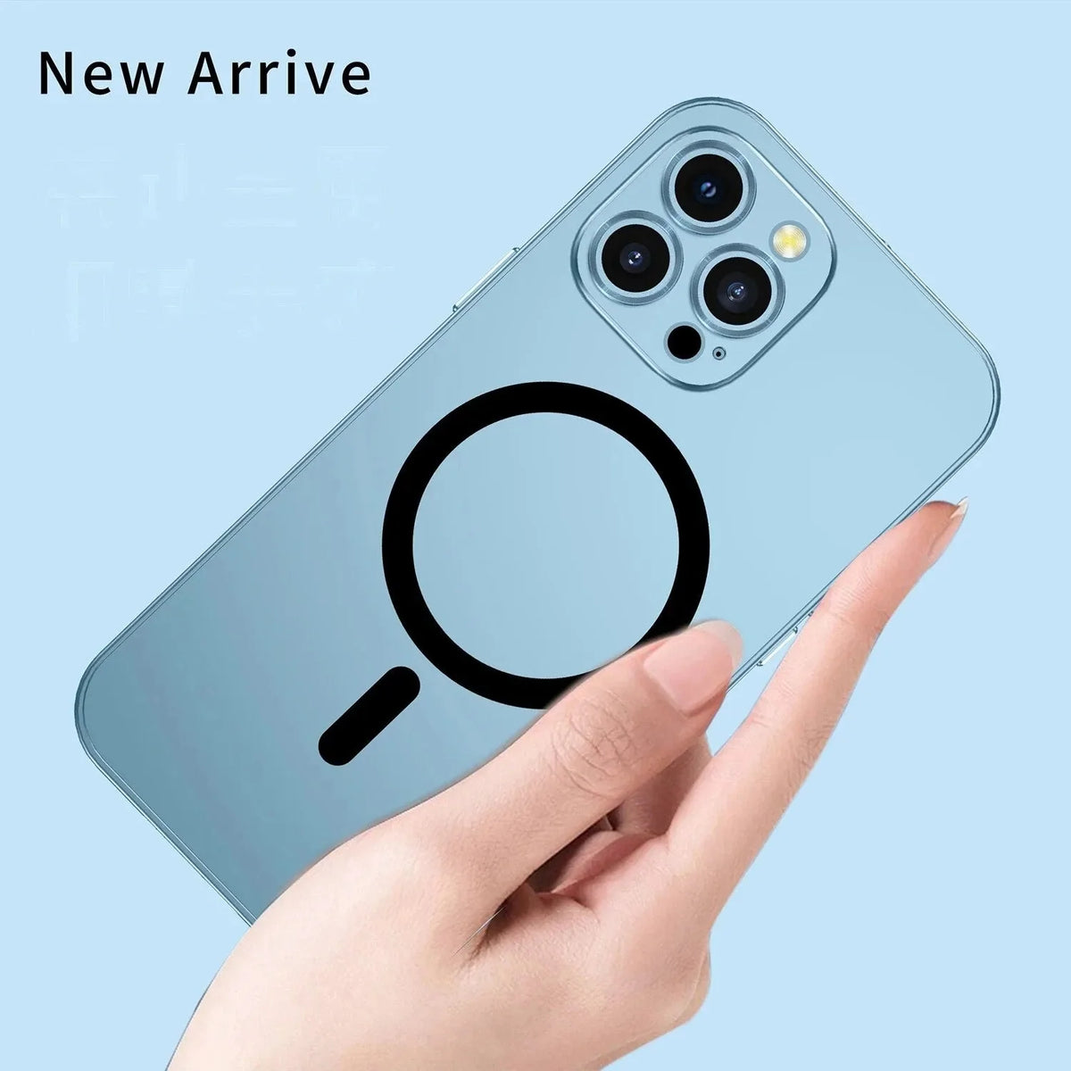Smartphone Case Aluminum Frame Magnetic Wireless Charging Compatible