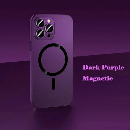 Smartphone Case Aluminum Frame Magnetic Wireless Charging Compatible