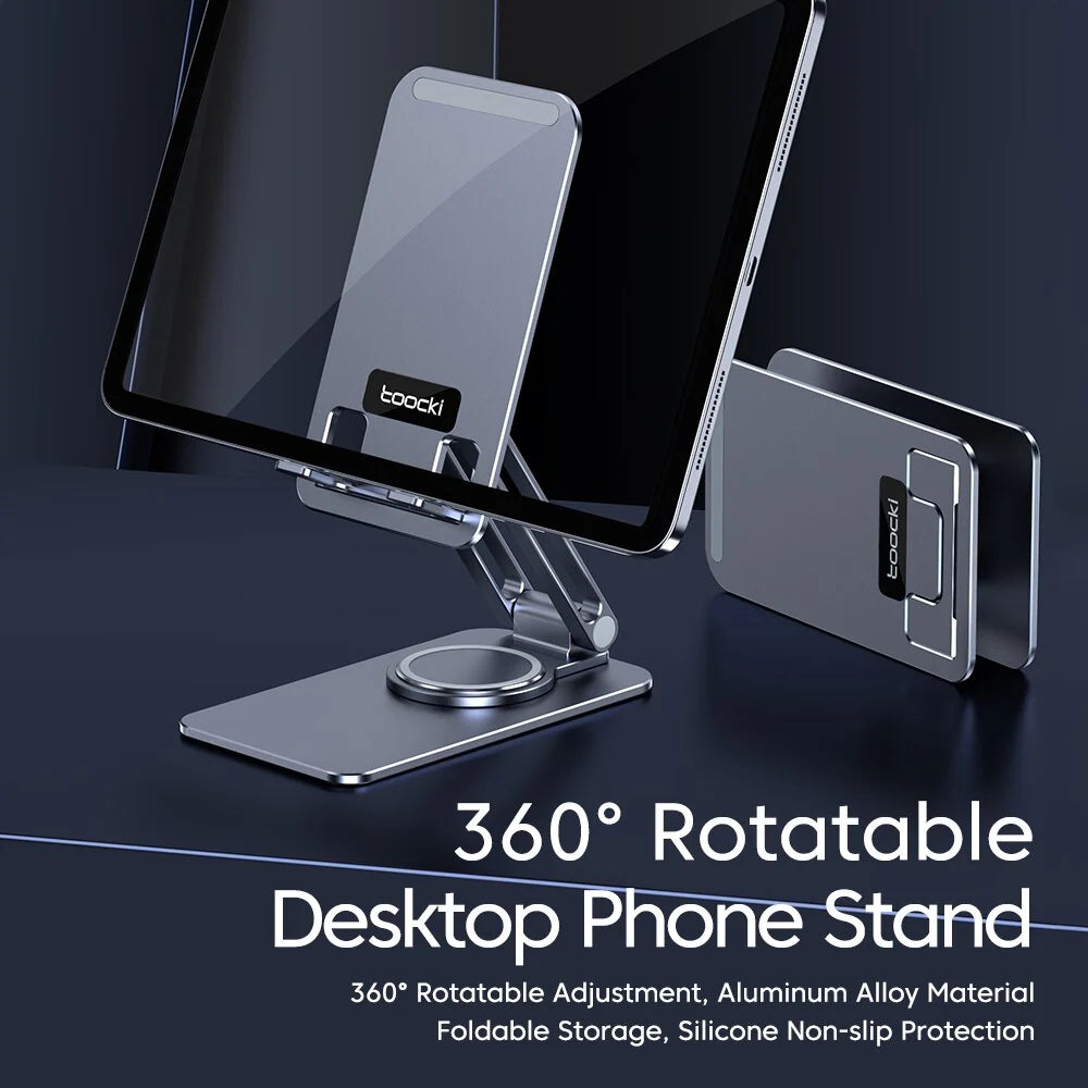 Smartphone Holder Foldable 360° Rotating Aluminum Alloy