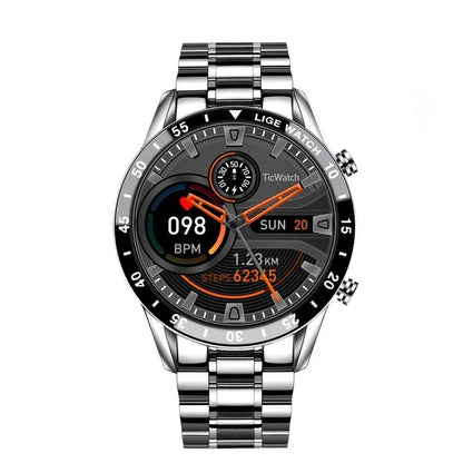 Smartwatch 4G Calling Stainless Steel Band & Silicone Strap