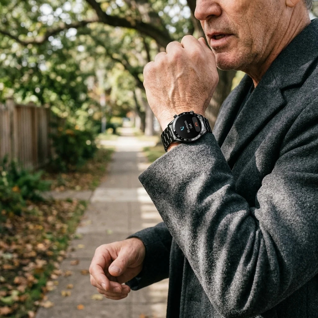 Smartwatch 4G Calling Stainless Steel Band & Silicone Strap