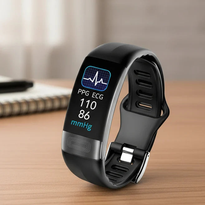 Smartwatch ECG Blood Pressure & Heart Rate Monitoring