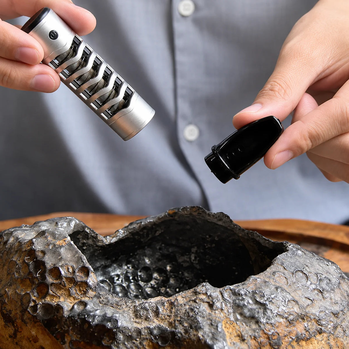 Smokeless Ashtray USB Rechargeable Built-In Fan & Filter