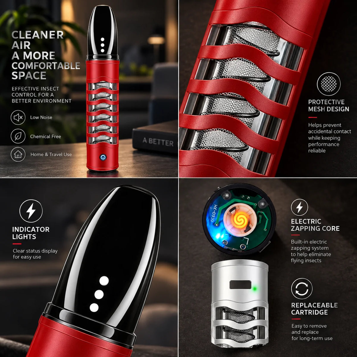 Smokeless Ashtray USB Rechargeable Built-In Fan & Filter