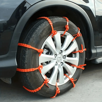 Snow Tire Bands Tool-Free Universal Fit 13-22 Inch