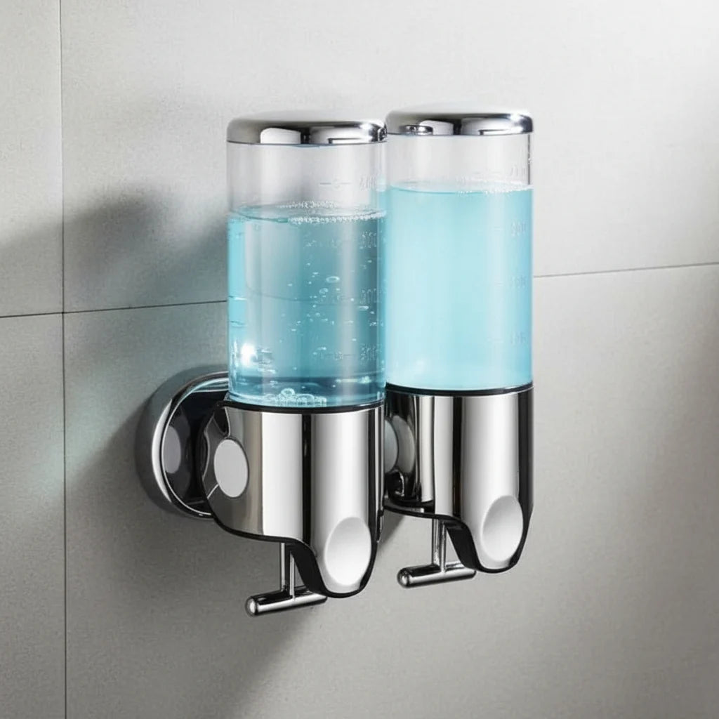 Soap Dispenser Wall-Mounted Stainless Steel 16.9 Oz Capacity
