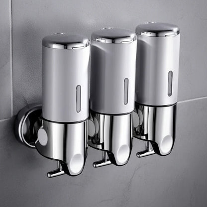 Soap Dispenser Wall-Mounted Stainless Steel 16.9 Oz Capacity