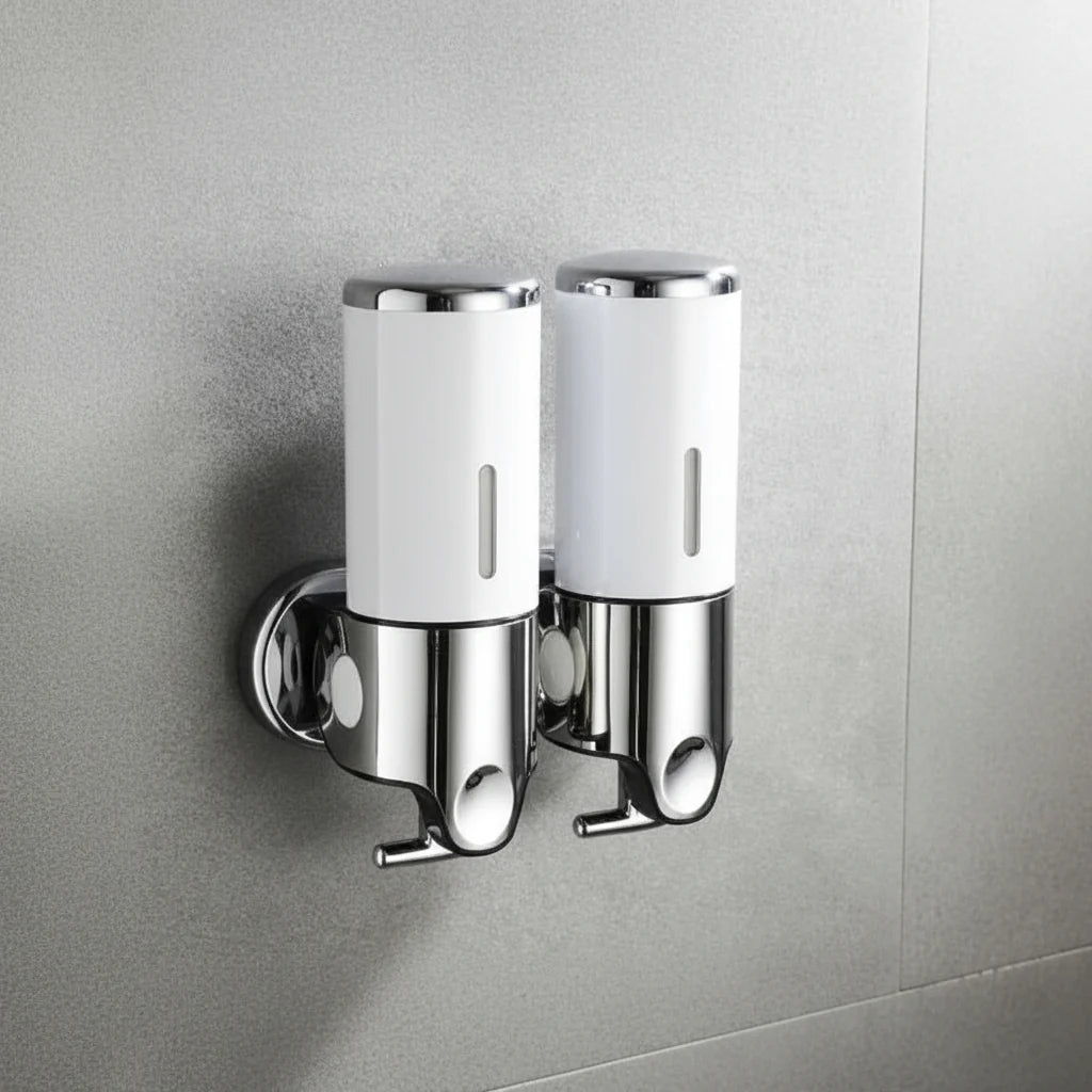 Soap Dispenser Wall-Mounted Stainless Steel 16.9 Oz Capacity