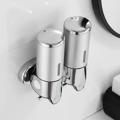 Soap Dispenser Wall-Mounted Stainless Steel 16.9 Oz Capacity