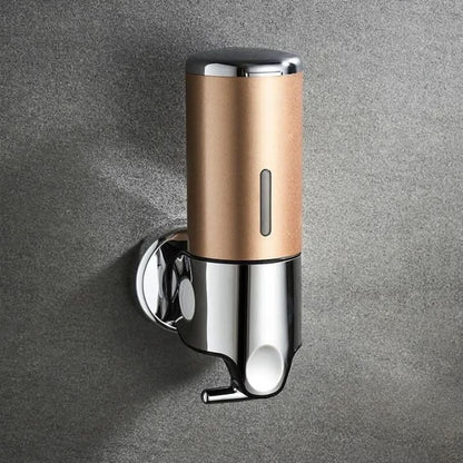 Soap Dispenser Wall-Mounted Stainless Steel 16.9 Oz Capacity