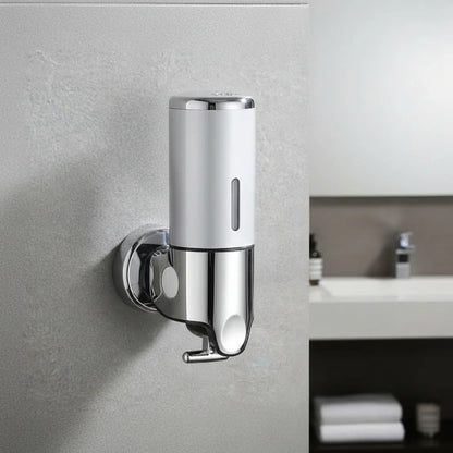 Soap Dispenser Wall-Mounted Stainless Steel 16.9 Oz Capacity