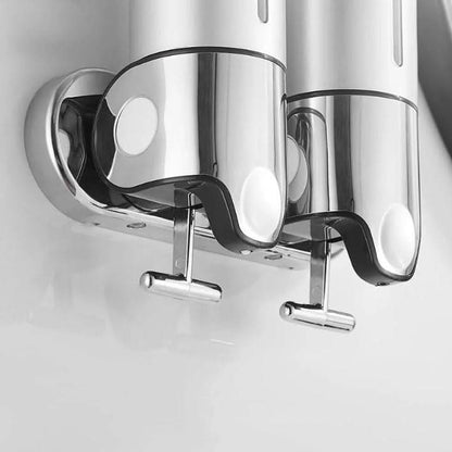 Soap Dispenser Wall-Mounted Stainless Steel 16.9 Oz Capacity