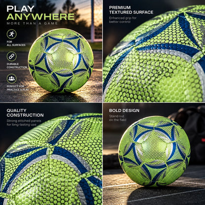 Soccer Ball Holographic Reflective Size 5