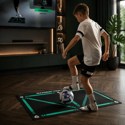 Soccer Training Mat Numbered Zones & Directional Arrows