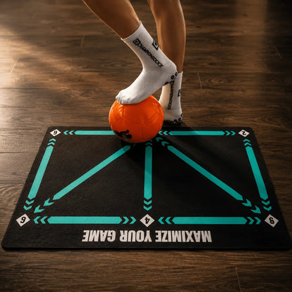 Soccer Training Mat Numbered Zones & Directional Arrows