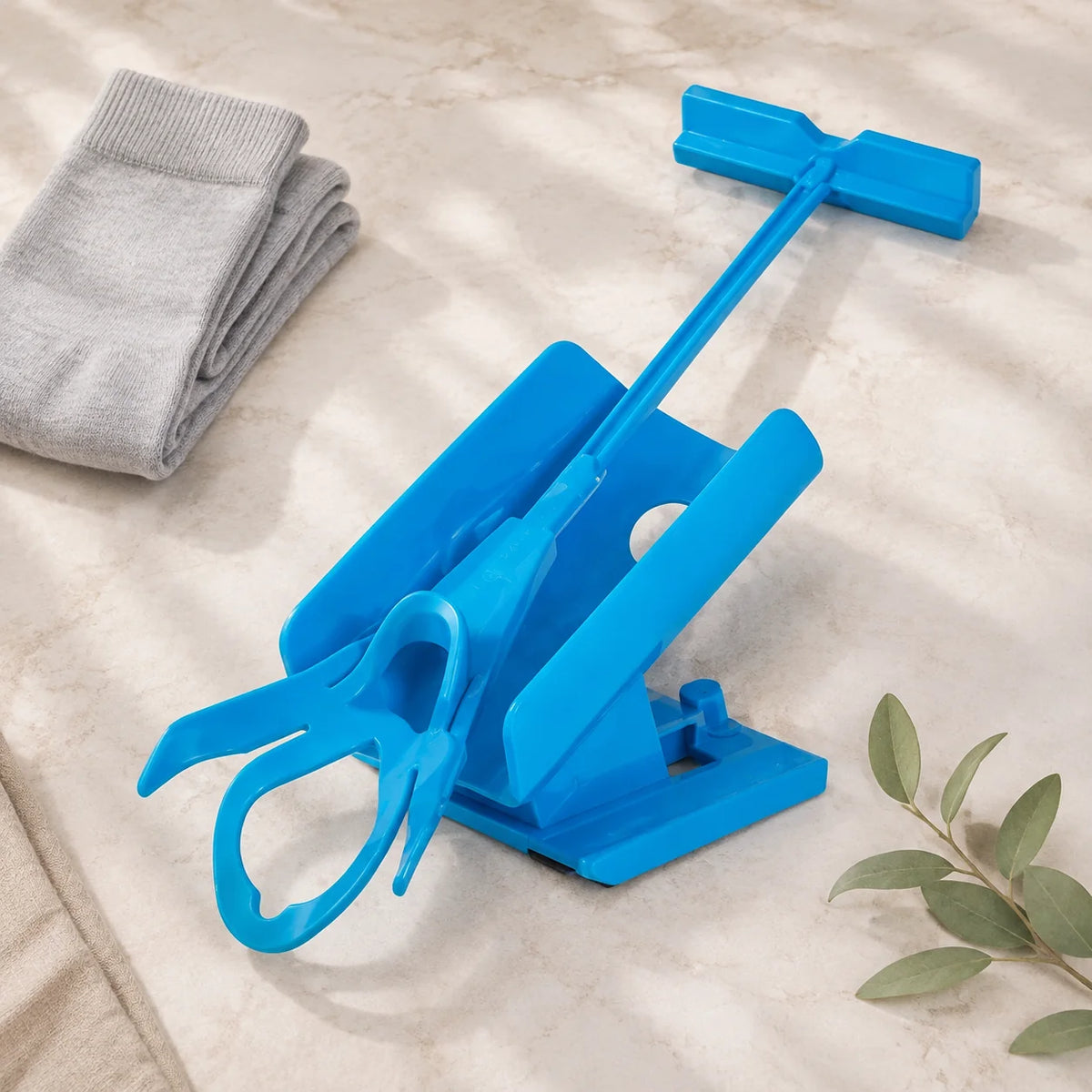 Sock & Stocking Aid Folding 26 Inch Cushioned Grip