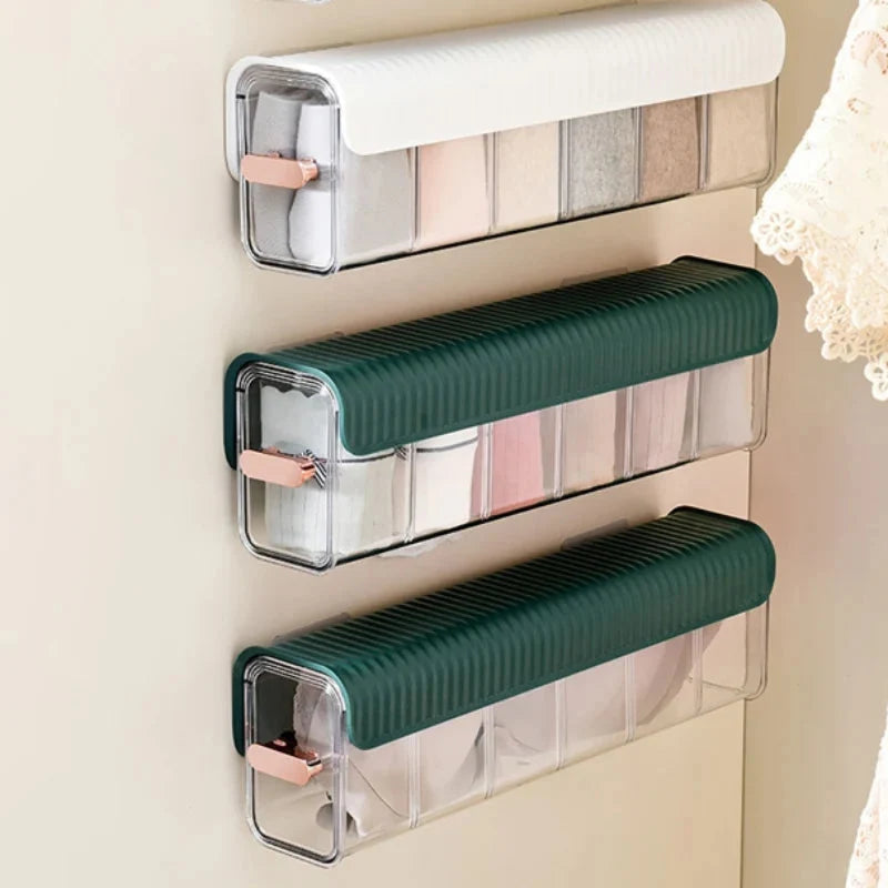 Sock & Underwear Organizer Flexible Compartments Space-Saving Design