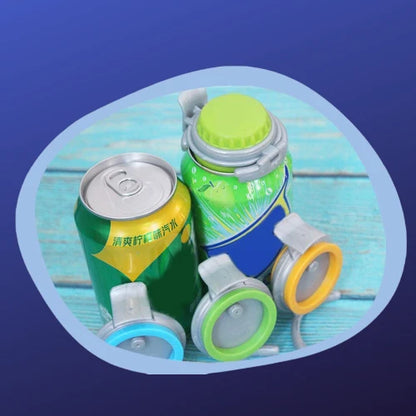 Soda Can Lid Reusable Dishwasher-Safe Fits 2.13-Inch Openings