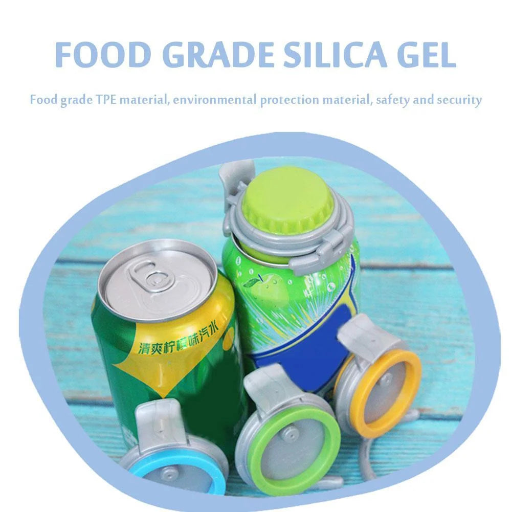 Soda Can Lid Reusable Dishwasher-Safe Fits 2.13-Inch Openings