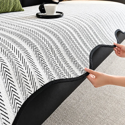 Sofa Cover Microfiber & Machine Washable No Straps