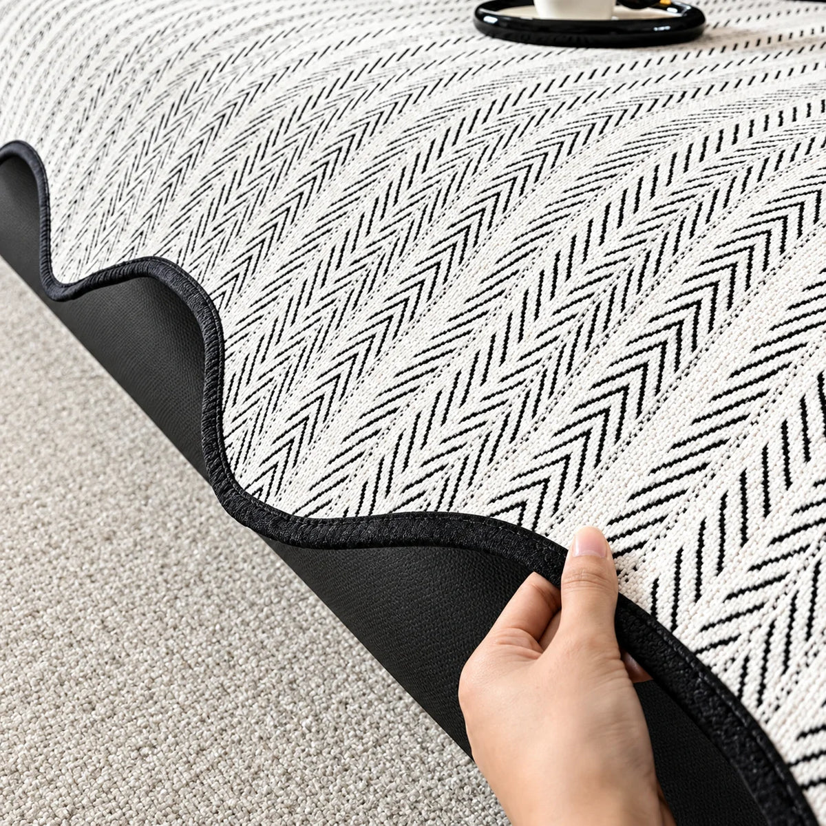 Sofa Cover Microfiber & Machine Washable No Straps