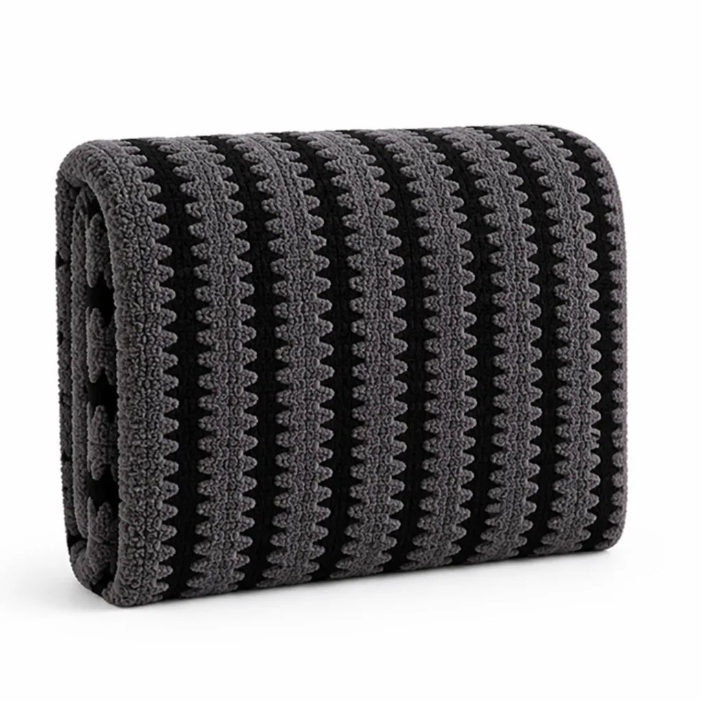 Sofa Cover Sherpa Fleece Anti-Slip Elastic Corners