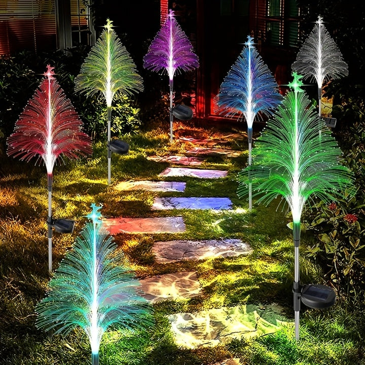 Solar Garden Lights 7-Color RGB Weatherproof