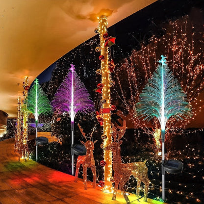 Solar Garden Lights 7-Color RGB Weatherproof