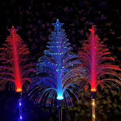 Solar Garden Lights 7-Color RGB Weatherproof