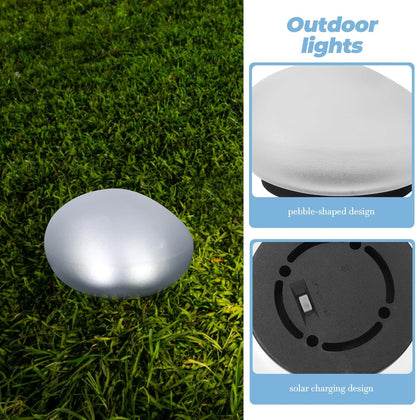 Solar Garden Rock Light Solar-Powered IP65 Weatherproof