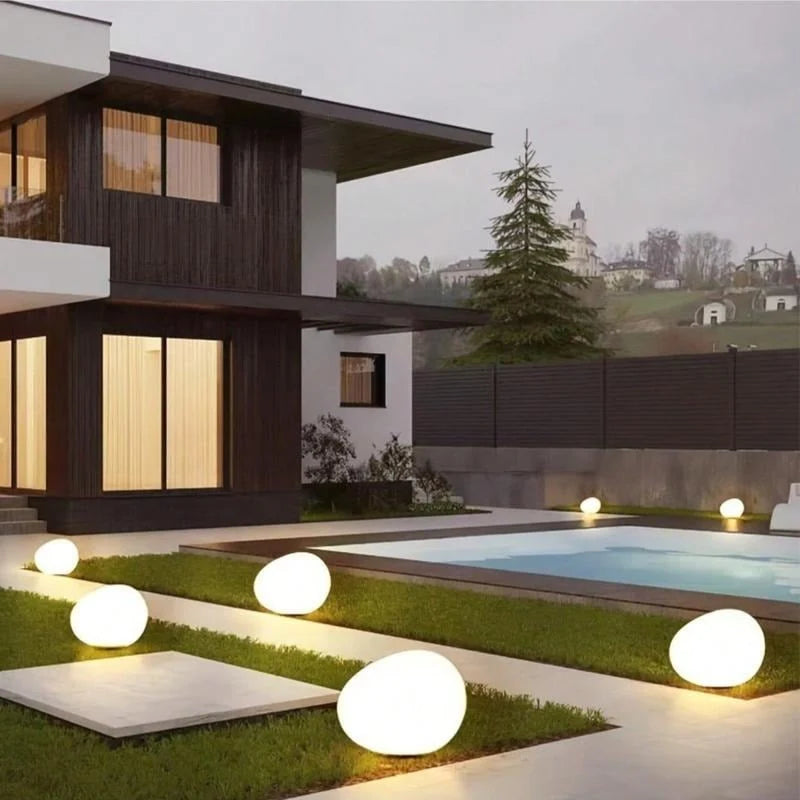 Solar Garden Rock Light Solar-Powered IP65 Weatherproof