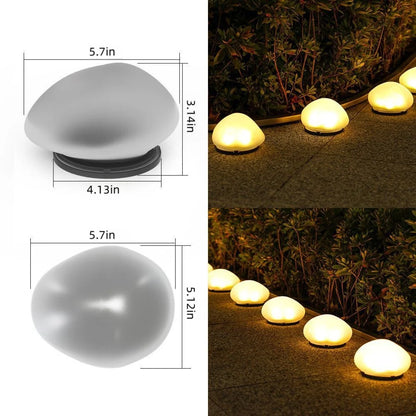 Solar Garden Rock Light Solar-Powered IP65 Weatherproof