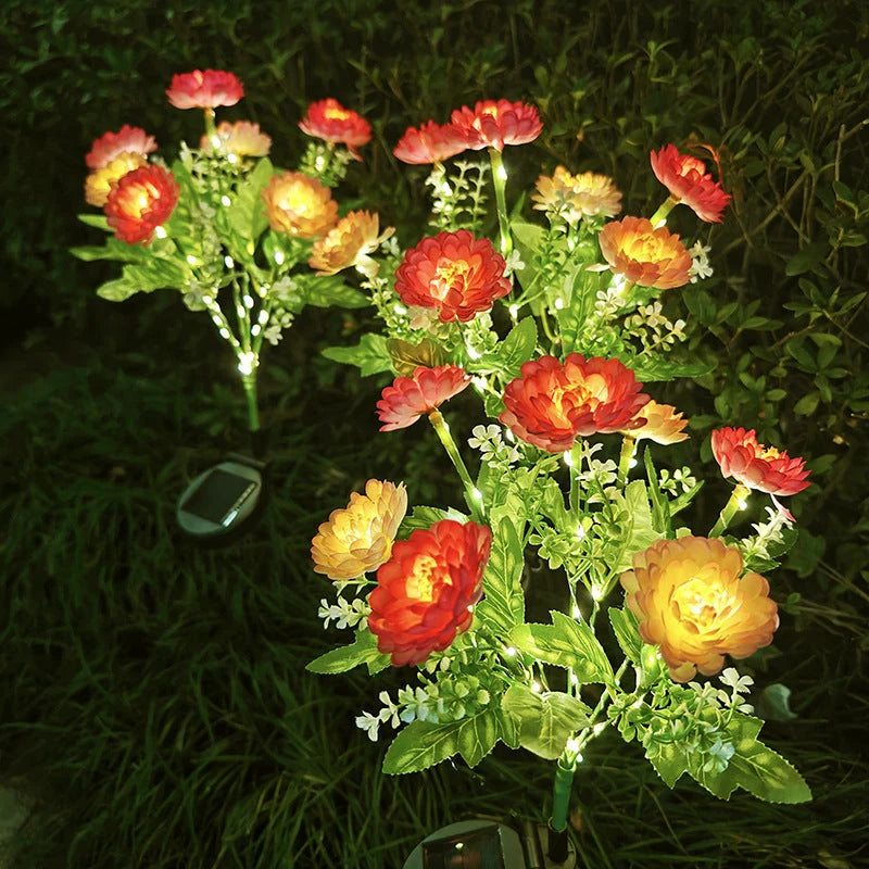 Solar Garden Stake Light Flower LED Dusk-to-Dawn Weather-Resistant