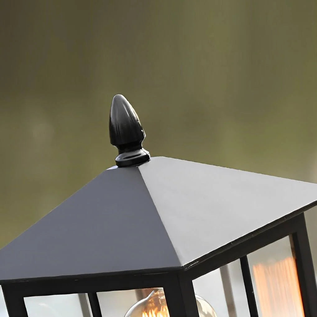 Solar Pillar Light IP65 Waterproof 3 Adjustable Color Temperatures