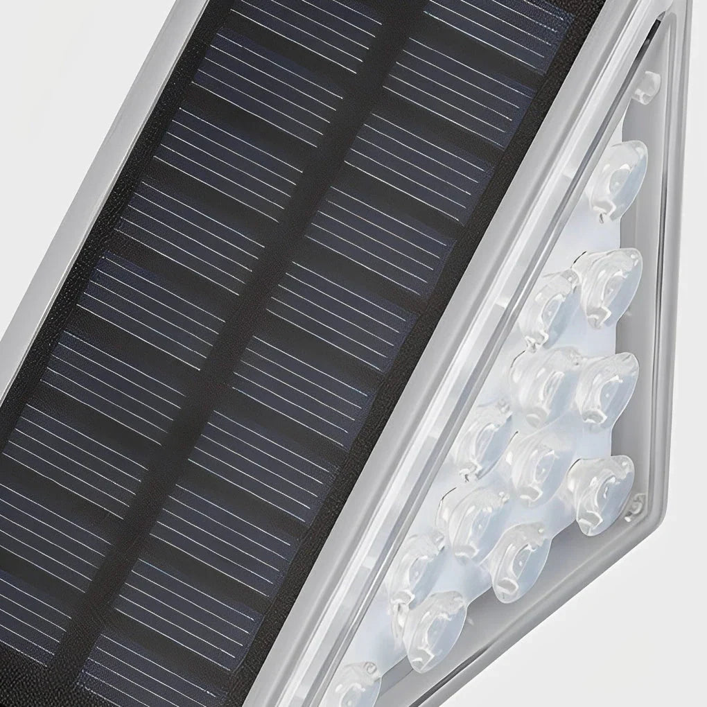 Solar Step Lights Solar-Powered Automatic Dusk Activation IP65 Waterproof