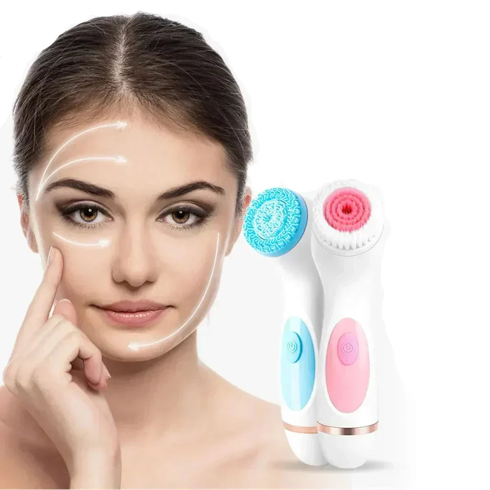 Sonic Facial Cleanser 3-in-1 Waterproof Rechargeable