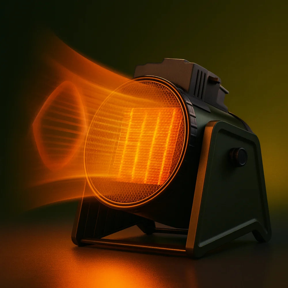 Space Heater 1500W Oscillating Adjustable Thermostat