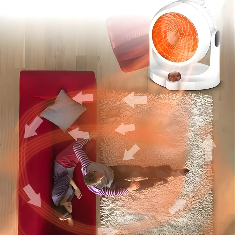 Space Heater 2-in-1 Heating & Cooling Energy-Efficient Quiet