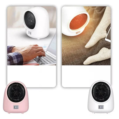 Space Heater Compact PTC Ceramic Quick Heat & Timer