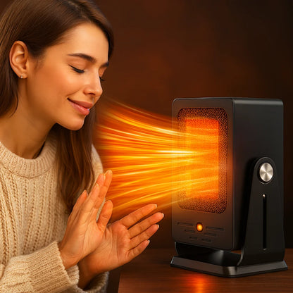 Space Heater Fan-Assisted 900W Overheat Protection