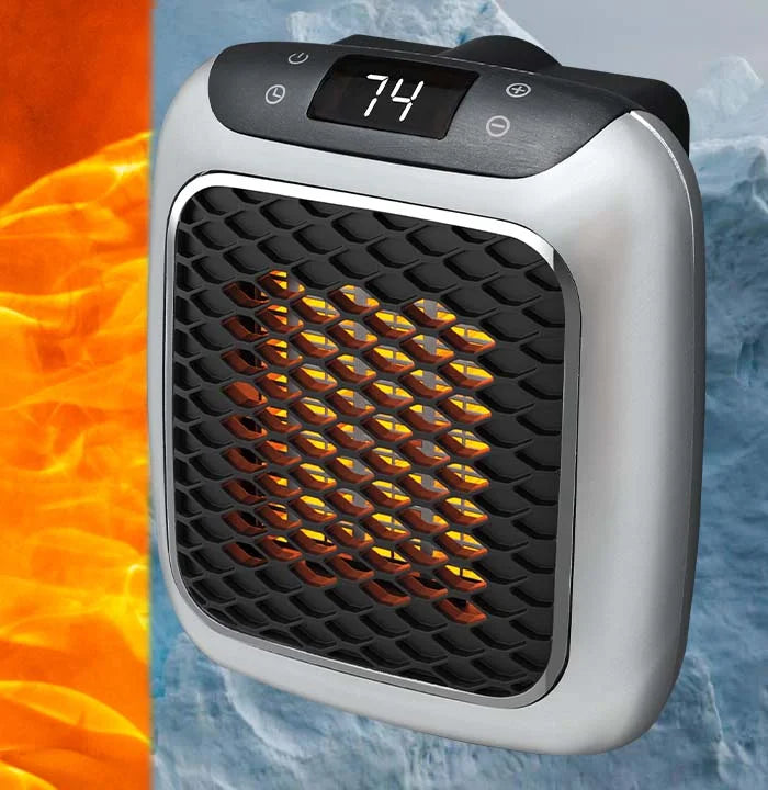 Space Heater Fast Heating 800W Tip-Over & Overheat Protection