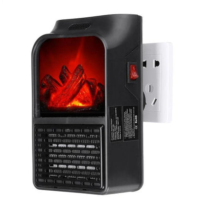 Space Heater Plug-In PTC Ceramic Flame Effect