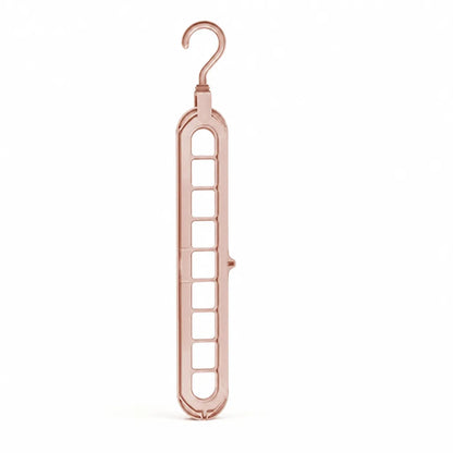 Space-Saving Rotatable Multi-Garment Clothes Hanger