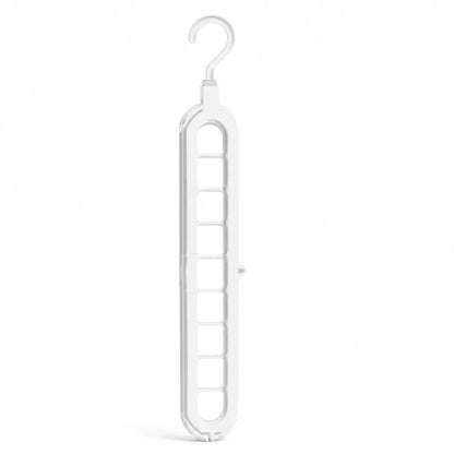 Space-Saving Rotatable Multi-Garment Clothes Hanger