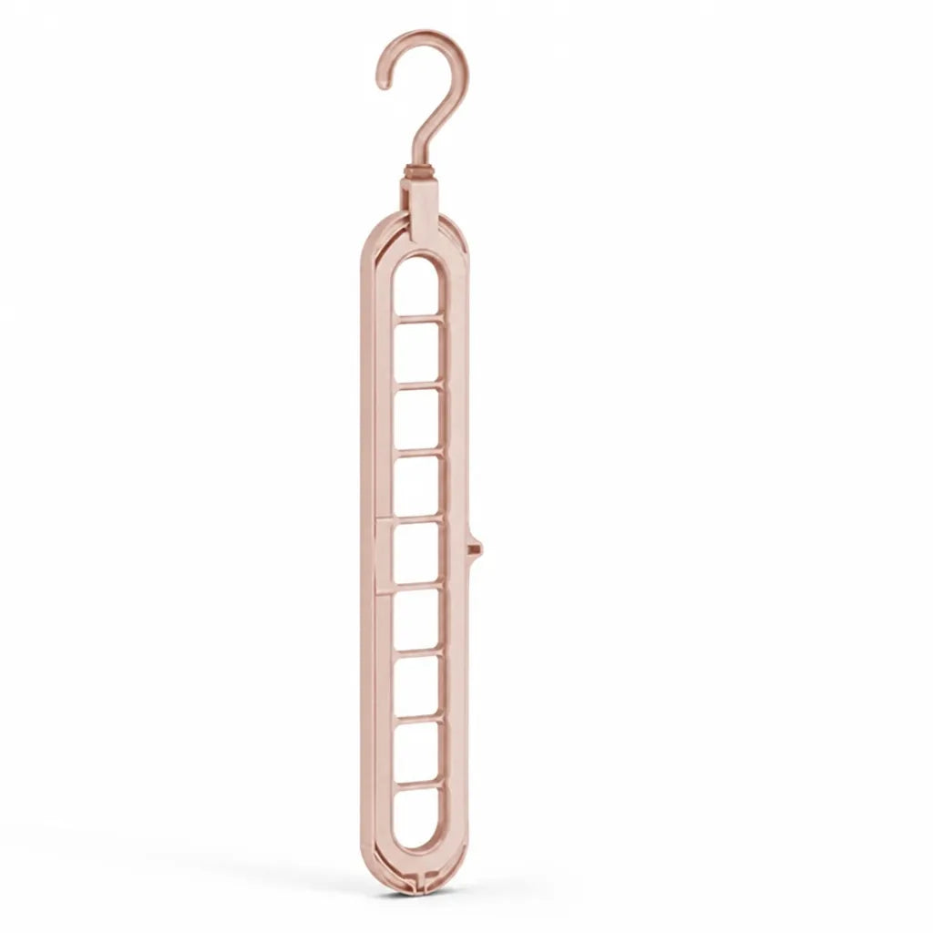 Space-Saving Rotatable Multi-Garment Clothes Hanger