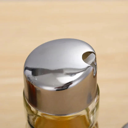 Spice Jar Set Clear Glass Space-Saving