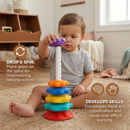 Spinning Color Tower Fine Motor Skills