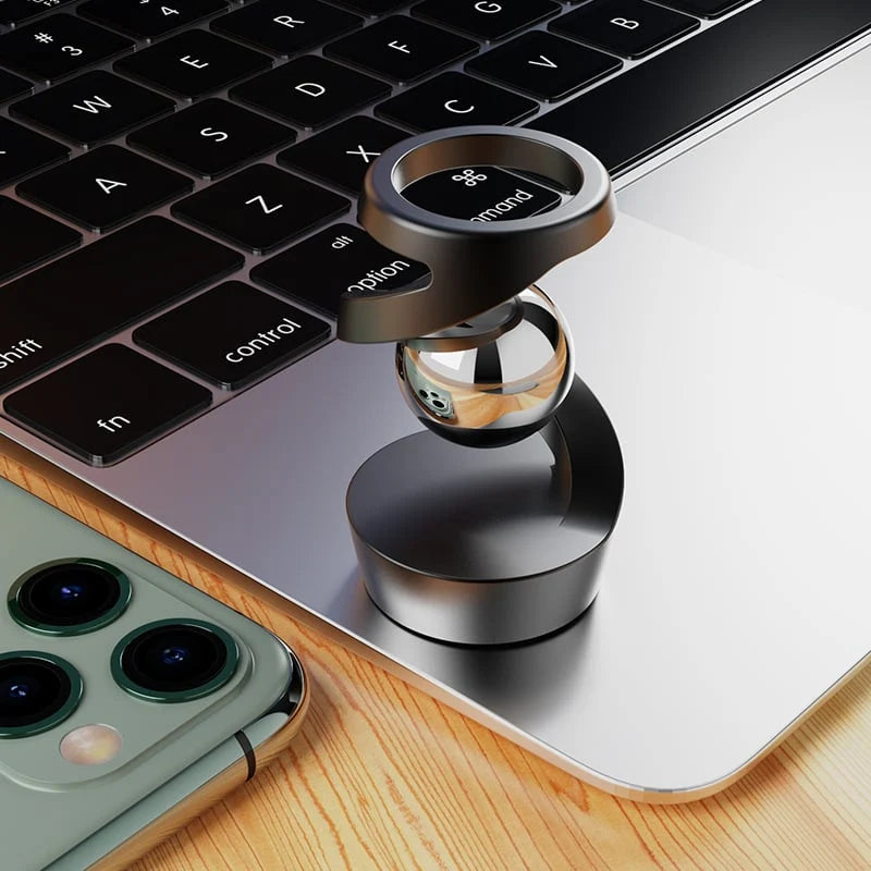 Spinning Top Floating Illusion Aluminum Alloy Desk Toy