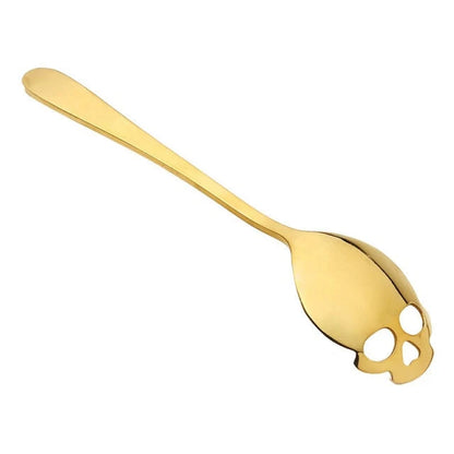 Spoon Skull-Shaped Stainless Steel Dishwasher-Safe