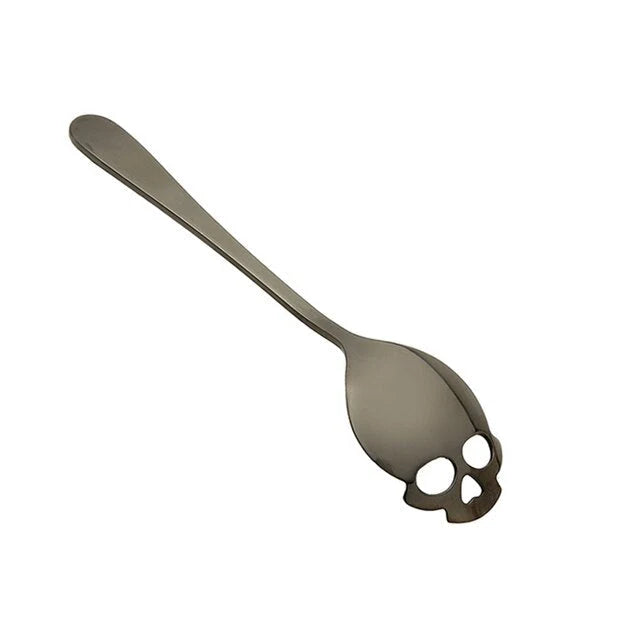 Spoon Skull-Shaped Stainless Steel Dishwasher-Safe
